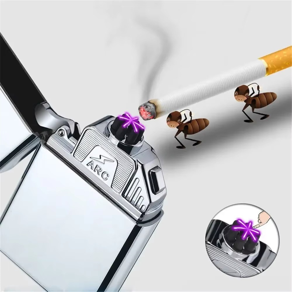 Electronics Gadgets To Gift - New Six Arcs Lighter Windproof USB