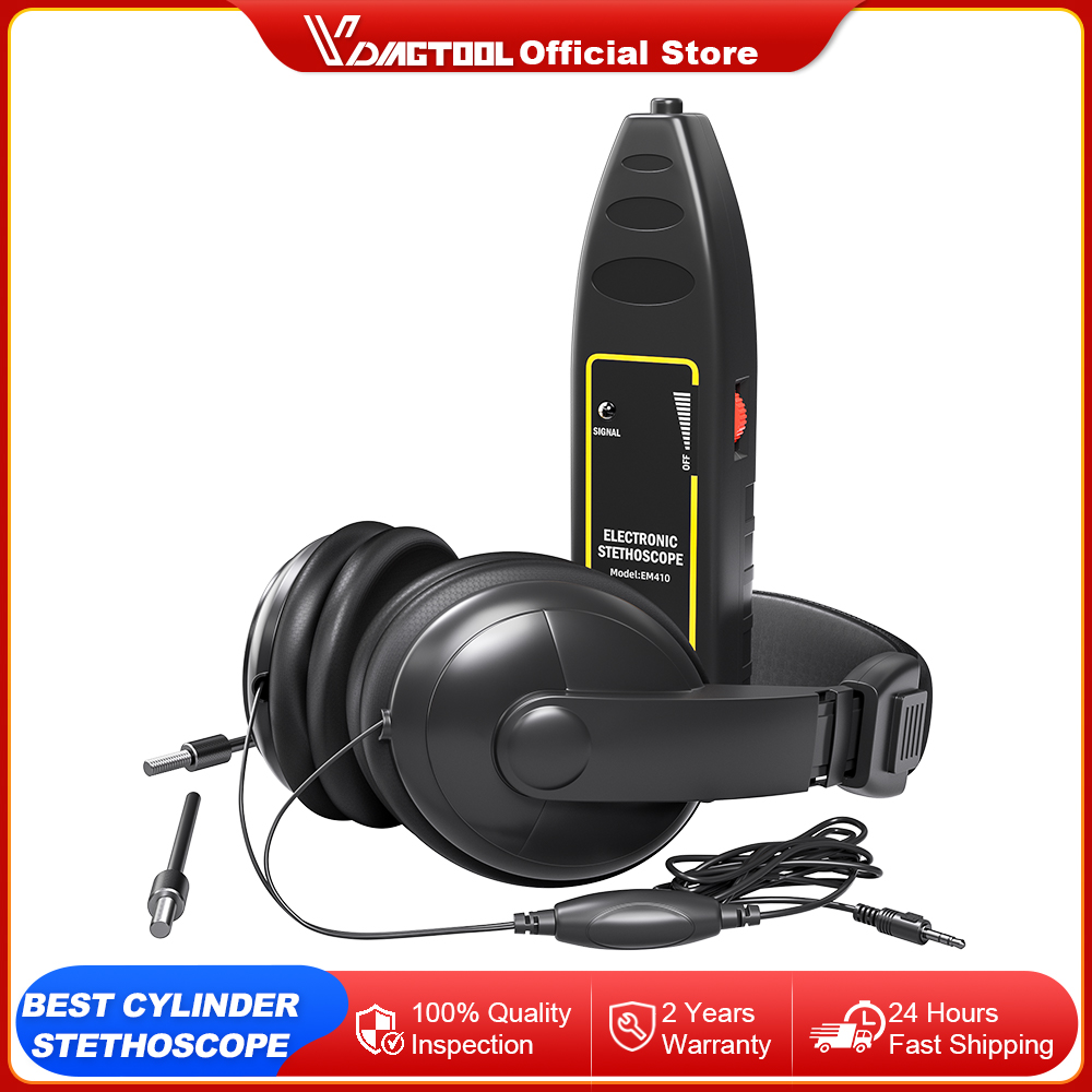 Electronics Gadgets For Car - NEW Vdiagtool Car Cylinder Stethoscope Auto