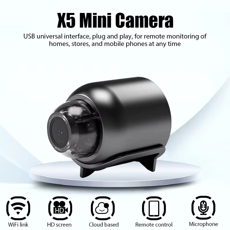Compact Camera Mirrorless - 1080P New X5 Mini Camera Clear