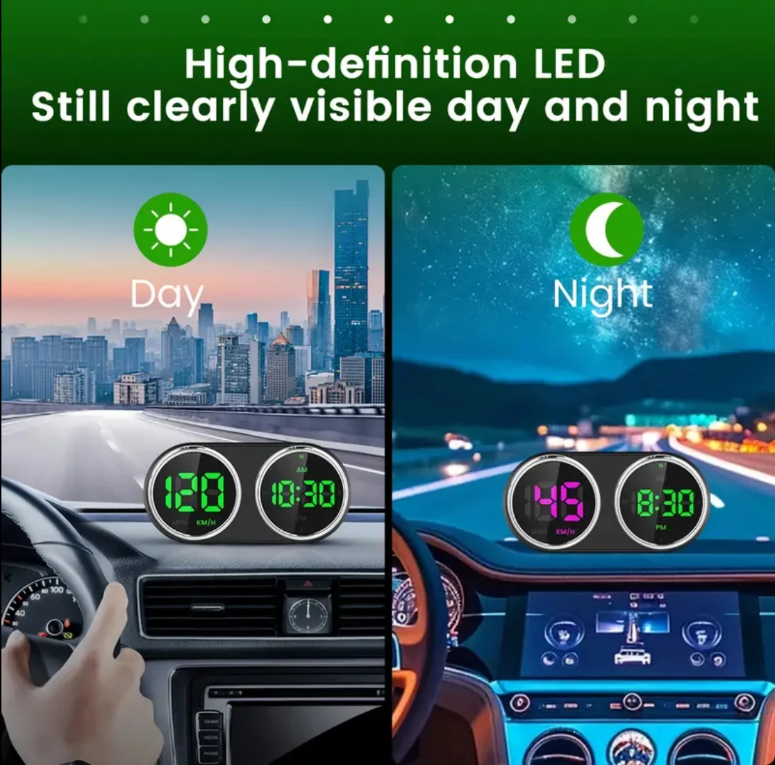 Car Motorcycle Electronic Cloc - Electronics Gadgets For Car ulasan dan harga