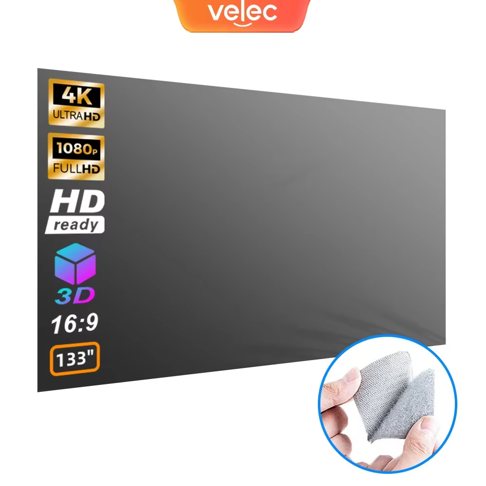 Universal Projector Screen 80/ - Mini Projector Portable ulasan dan harga