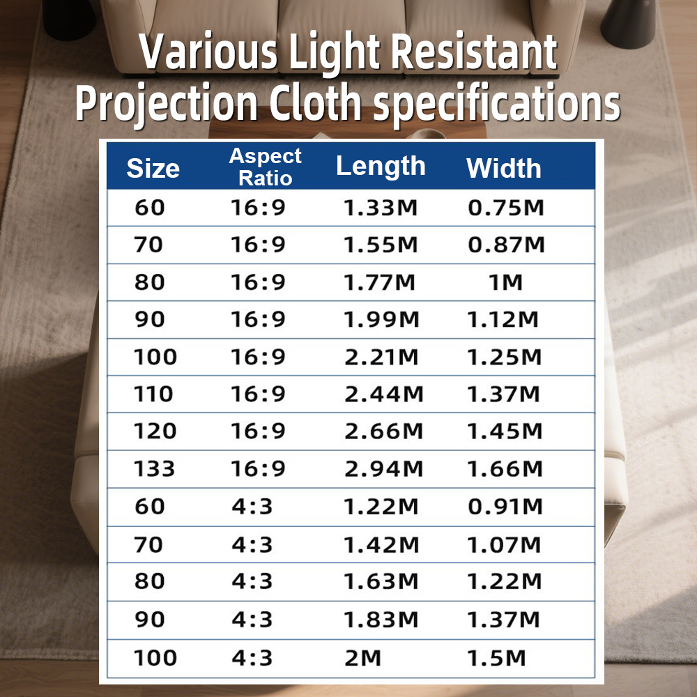 Universal Projector Screen 80/ - Mini Projector Portable ulasan dan harga