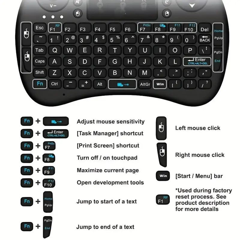 Mini English Bluetooth Keyboar - Mini Projector Portable ulasan dan harga