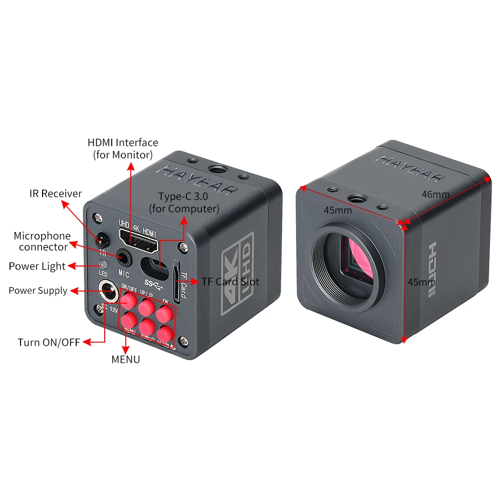 HAYEAR 4K USB HDMI Digital Mic - Usb Microscope Digital ulasan dan harga