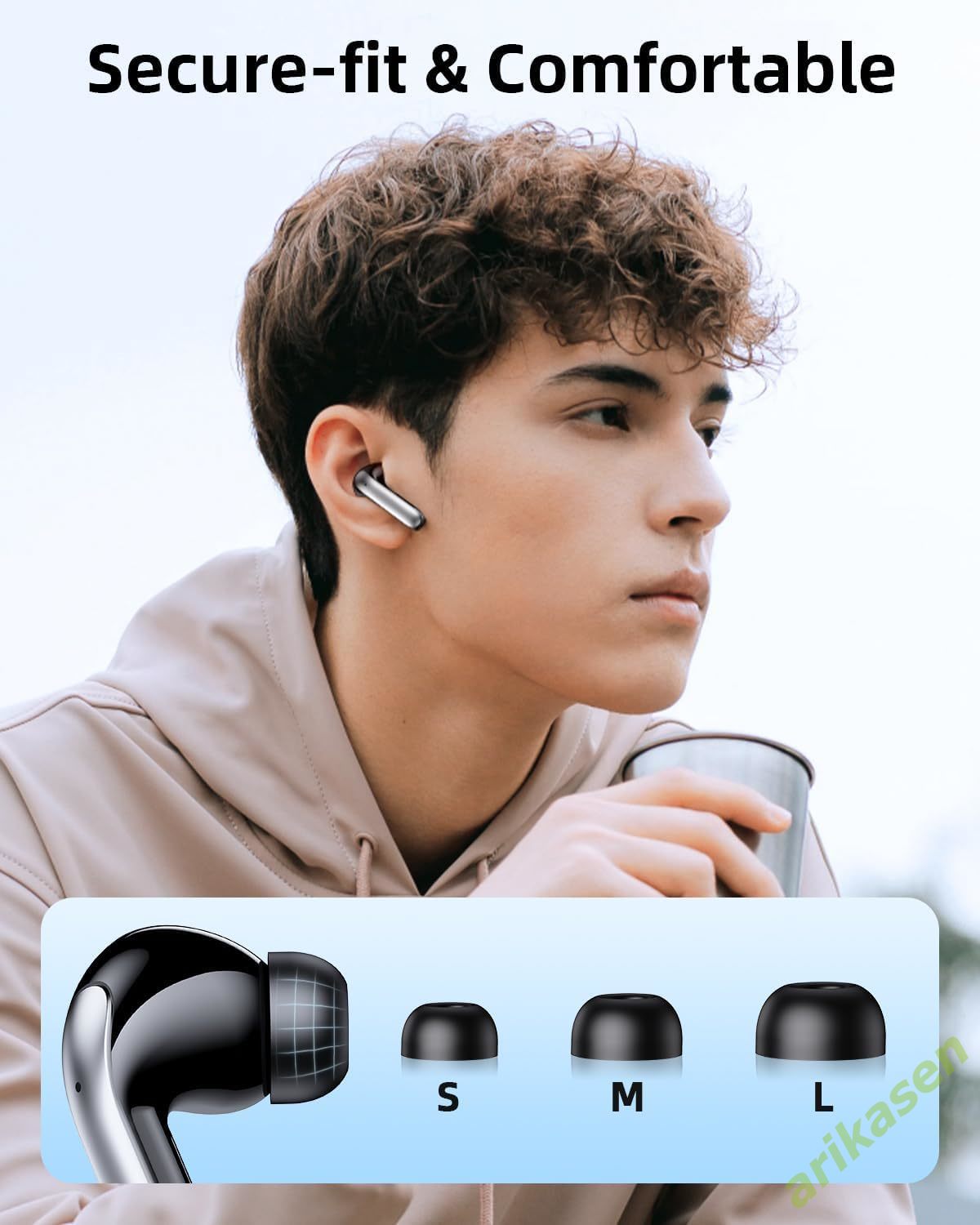 ANC Bluetooth Earphones Active - Earbuds Anc Wireless ulasan dan harga