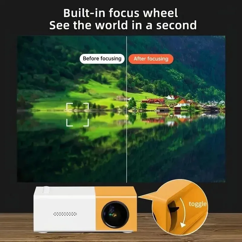 110V-220V Portable TV Projecto - Mini Projector Portable ulasan dan harga