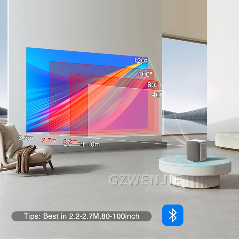 H6 Mini Projector LED 1080P Fu - Mini Projector Portable ulasan dan harga