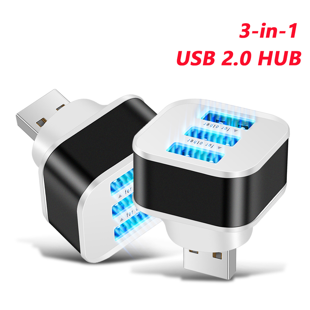3 Port USB Slots Adaptor Exten - Electronics Gadgets For Car ulasan dan harga