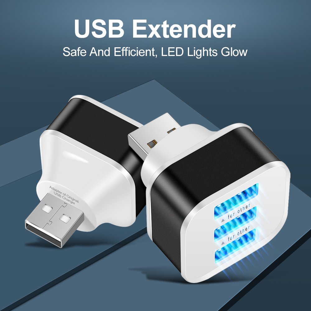 3 Port USB Slots Adaptor Exten - Electronics Gadgets For Car ulasan dan harga