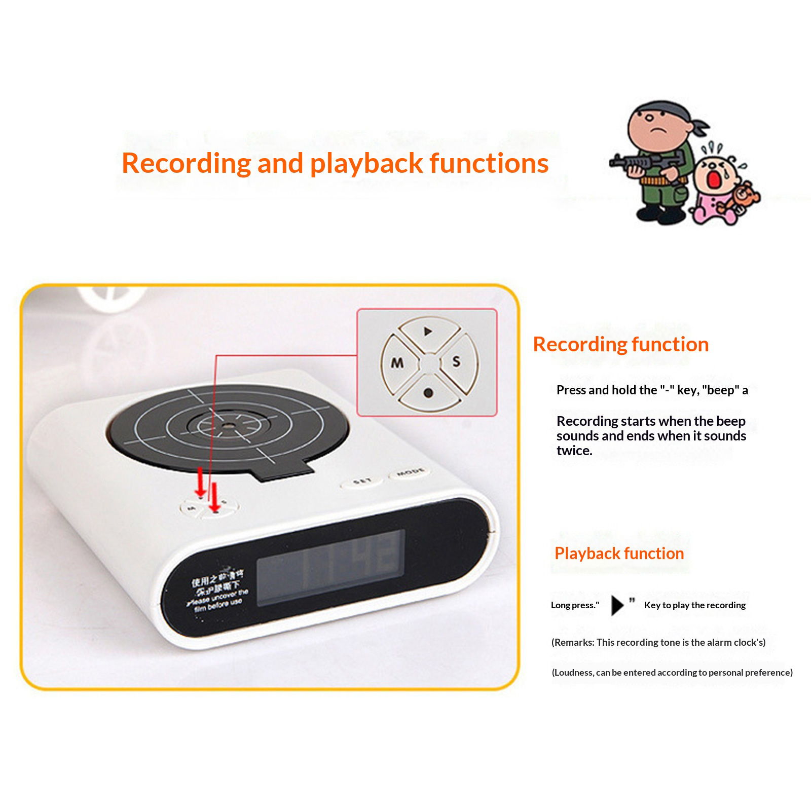 Electronics Desk Clock Creativ - Electronics Gadgets To Gift ulasan dan harga