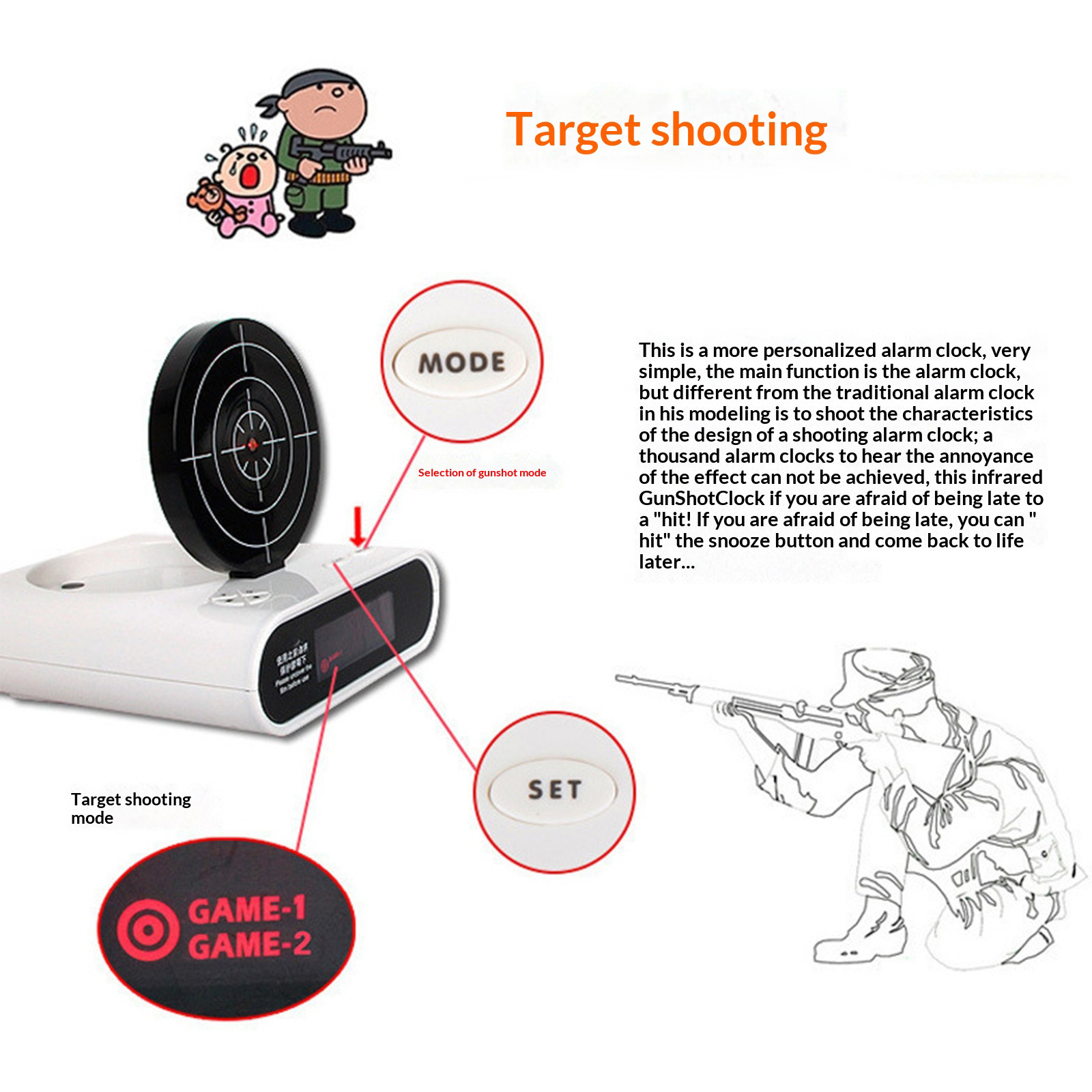 Electronics Desk Clock Creativ - Electronics Gadgets To Gift ulasan dan harga
