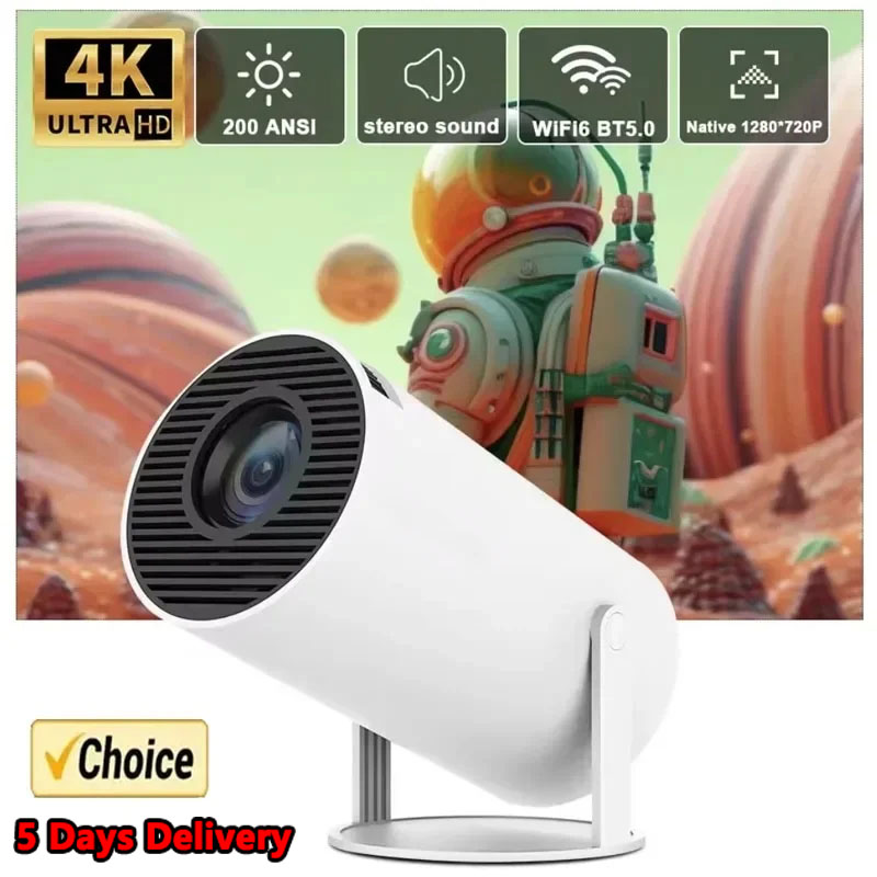 2026 New Projector 4K Android  - Mini Projector Portable ulasan dan harga