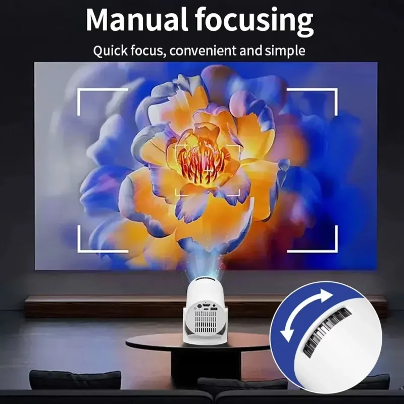 2026 New Projector 4K Android  - Mini Projector Portable ulasan dan harga