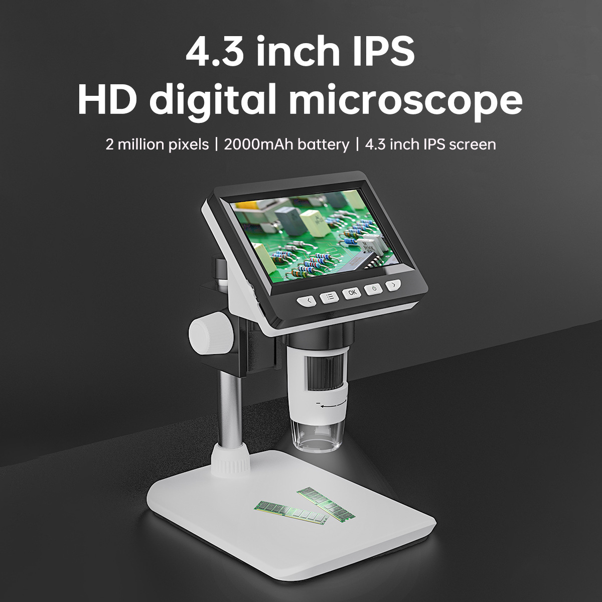 4.3-Inch Portable Electronic D - Usb Microscope Digital ulasan dan harga