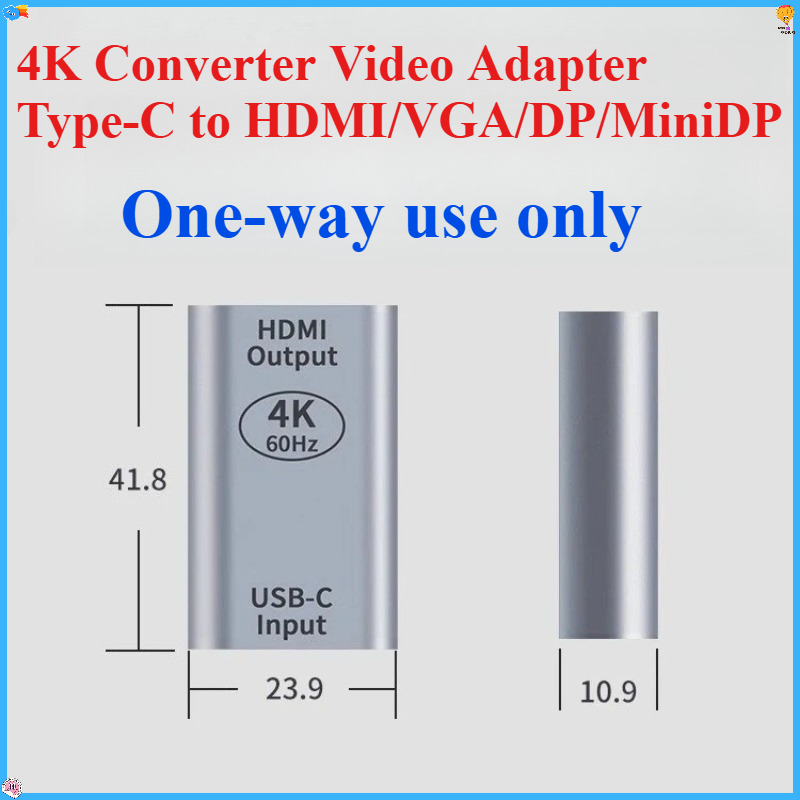 4K Converter Video Adapter Typ - Electronics And Gadgets C ulasan dan harga