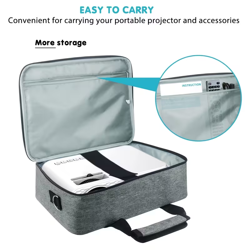 Projector Carrying Case, Proje - Mini Projector Portable ulasan dan harga