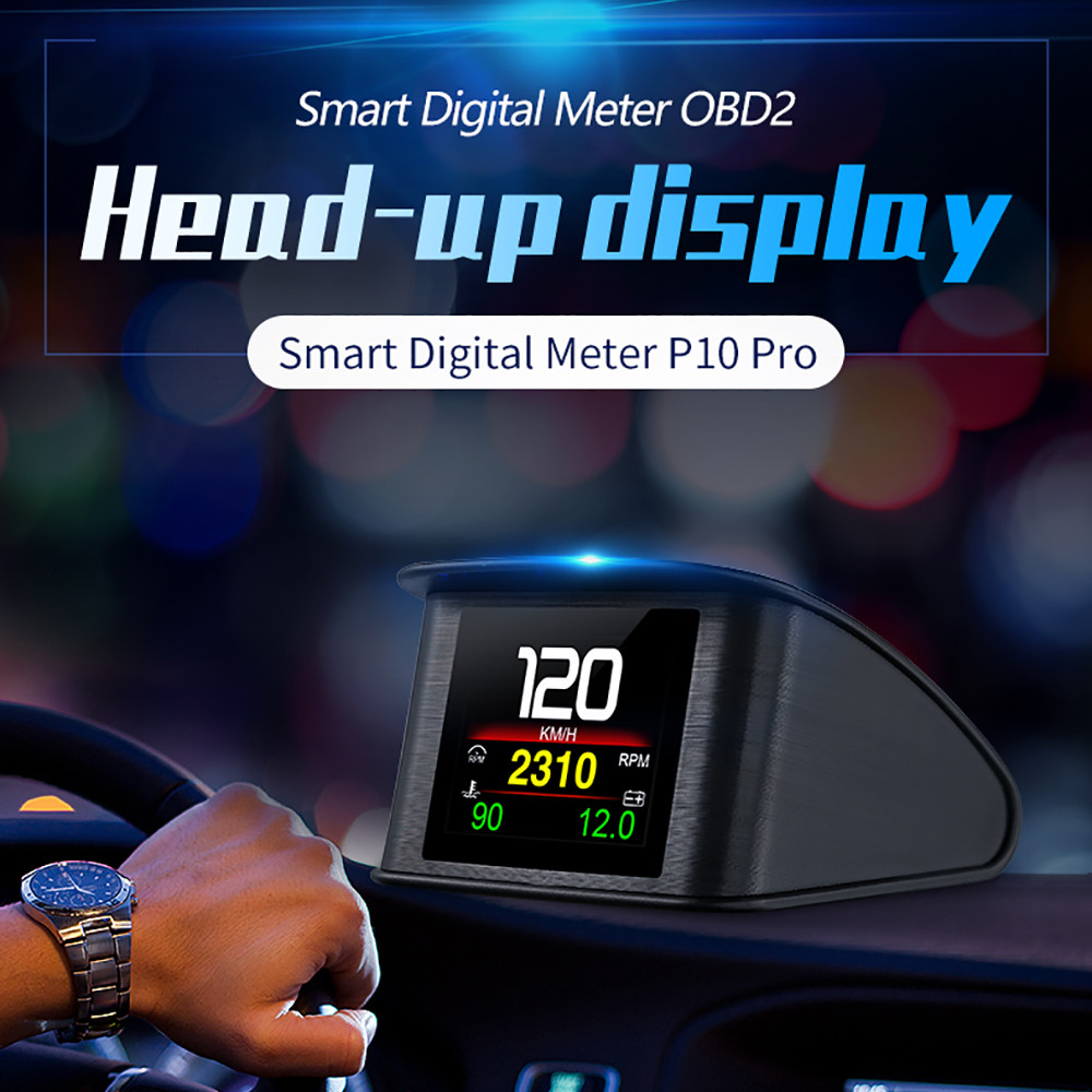 OBDII Smart Digital Meter P10  - Electronics Gadgets For Car ulasan dan harga