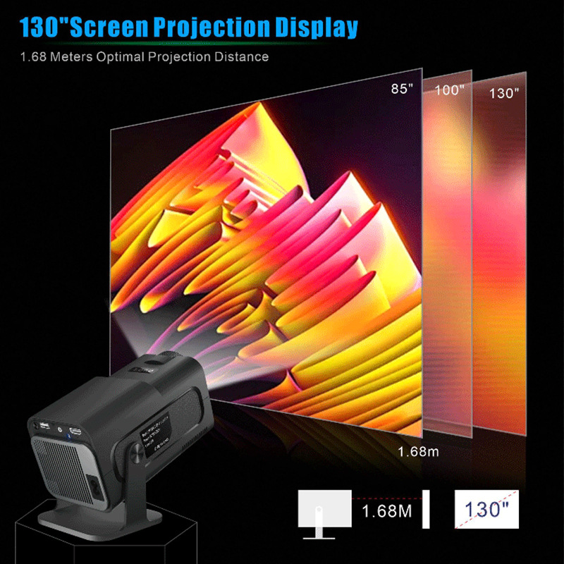 HY320 home bedroom portable pr - Mini Projector Portable ulasan dan harga