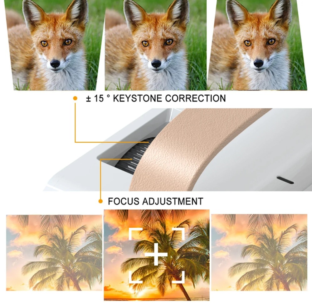 Portable Smart 4K Projector Mi - Mini Projector Portable ulasan dan harga